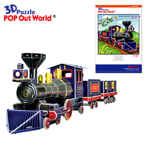 3D Puzzle Interseting Grand Park Train  Made in Korea